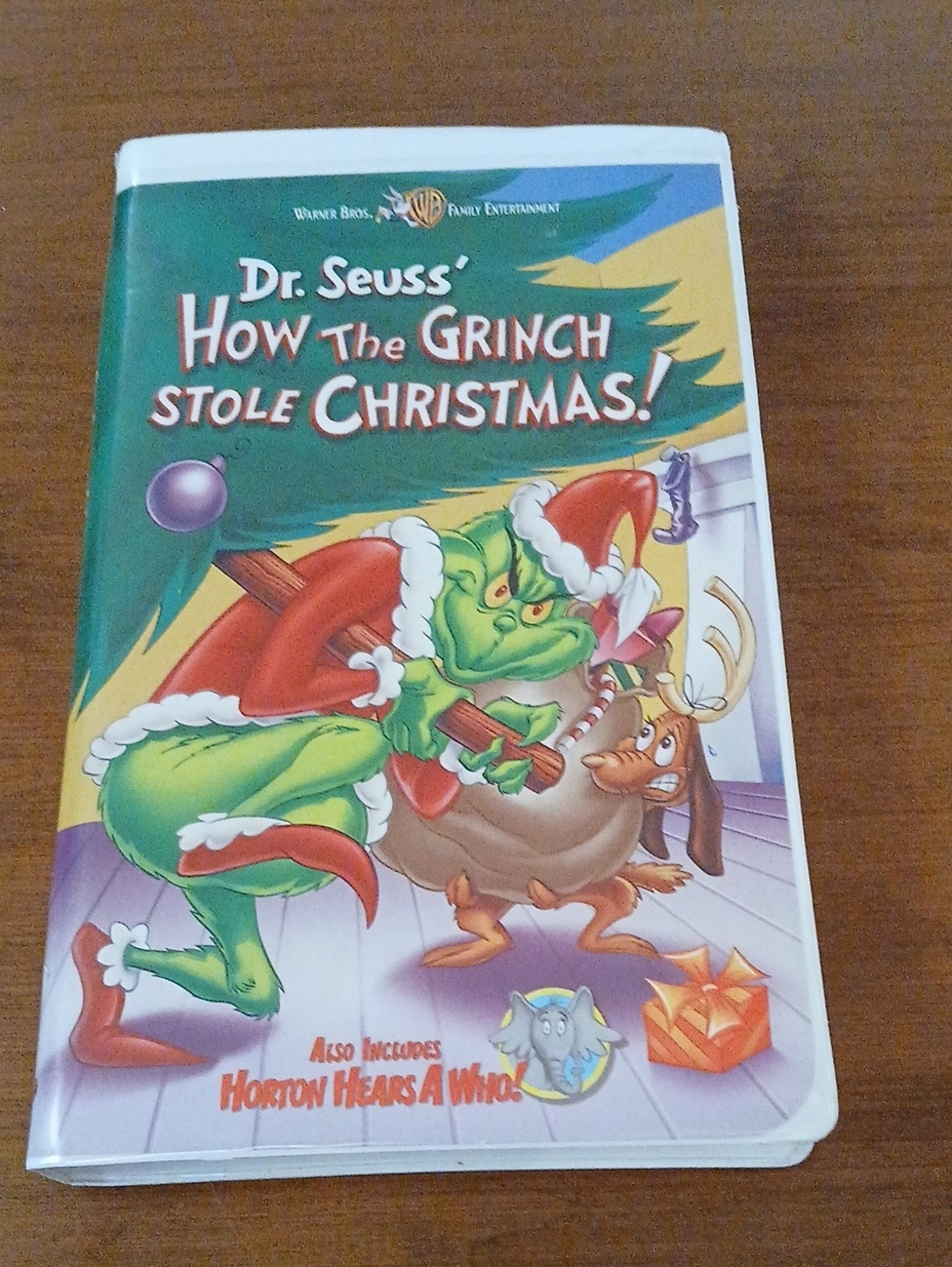 Vintage VHS Classic Warner Bros. Dr. Seuss How The Grinch Stole Christmas!